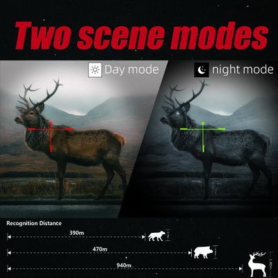 Infrared Thermal Imaging Rifle Scope - Enhanced Night Vision/Precision Targeting