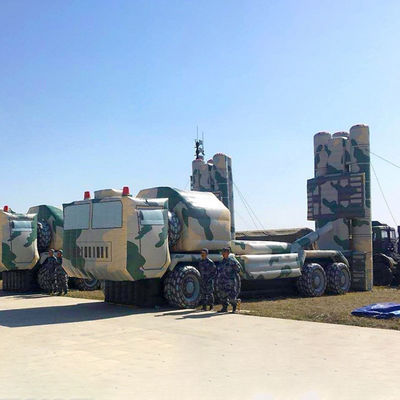 Meta falsa inflable Simulación personalizada Radar Lanzamiento de misiles Vehículo militar Objetivo Ejército Ejercicio de entrenamiento Modelo de gas
