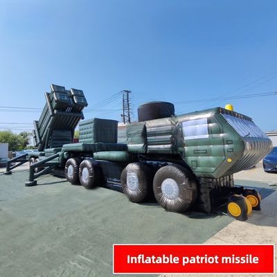 Vehículo de defensa antiaérea de misiles inflables Patriot 1/1 Producto personalizado Tejido de Oxford