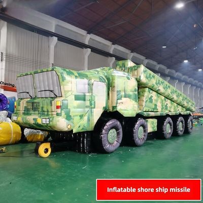 Camuflaje digital inflable para vehículos de misiles de buques terrestres