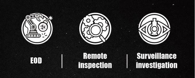 Robot de EOD mediano con brazo de coordenadas X-Y-Z para eliminación de precisión 8