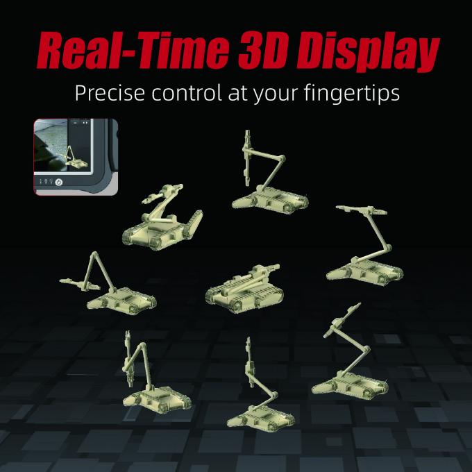 Robot de EOD mediano con brazo de coordenadas X-Y-Z para eliminación de precisión 2